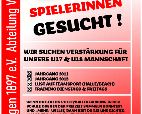 Spielerinnen gesucht