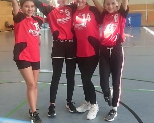 Siegreiche weibliche Jugend U13