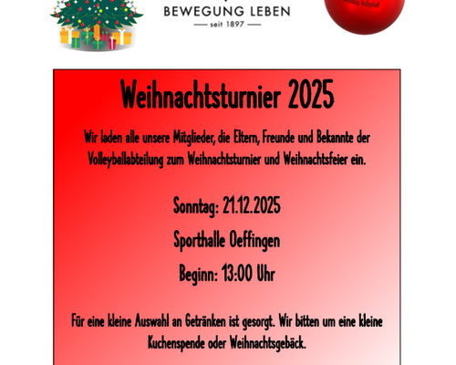 Weihnachtsturnier 2025
