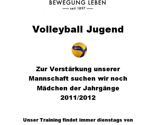 Volleyball für Mädchen